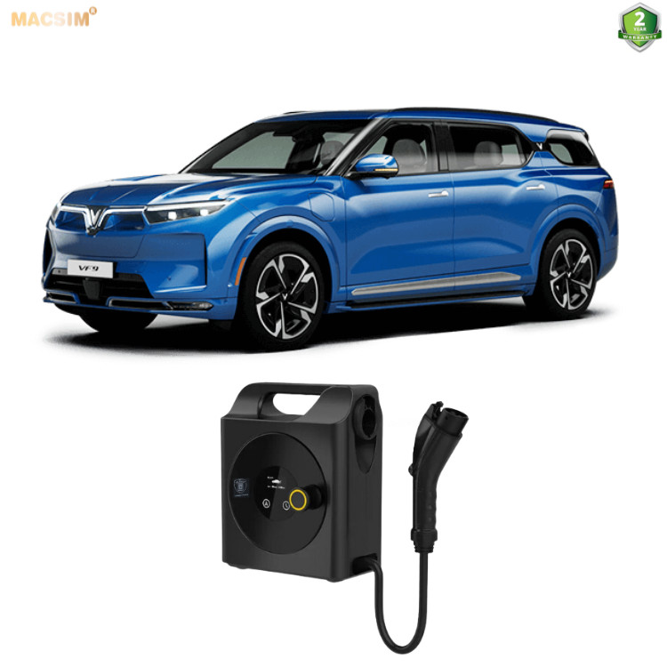 Sạc ô tô điện Vinfast VF9 ev - Sạc di động cao cấp 3,68KW chính hãng Macsim