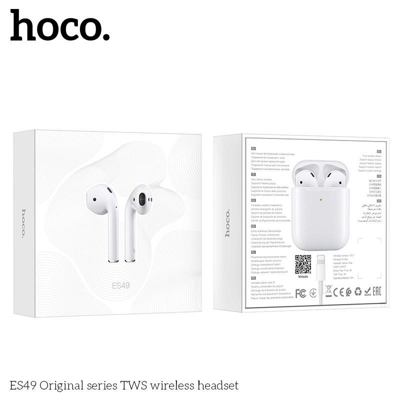 Tai nghe bluetooth TWS Hoco ES49 Original series V5.0 (Trắng) - HÀNG CHÍNH HÃNG