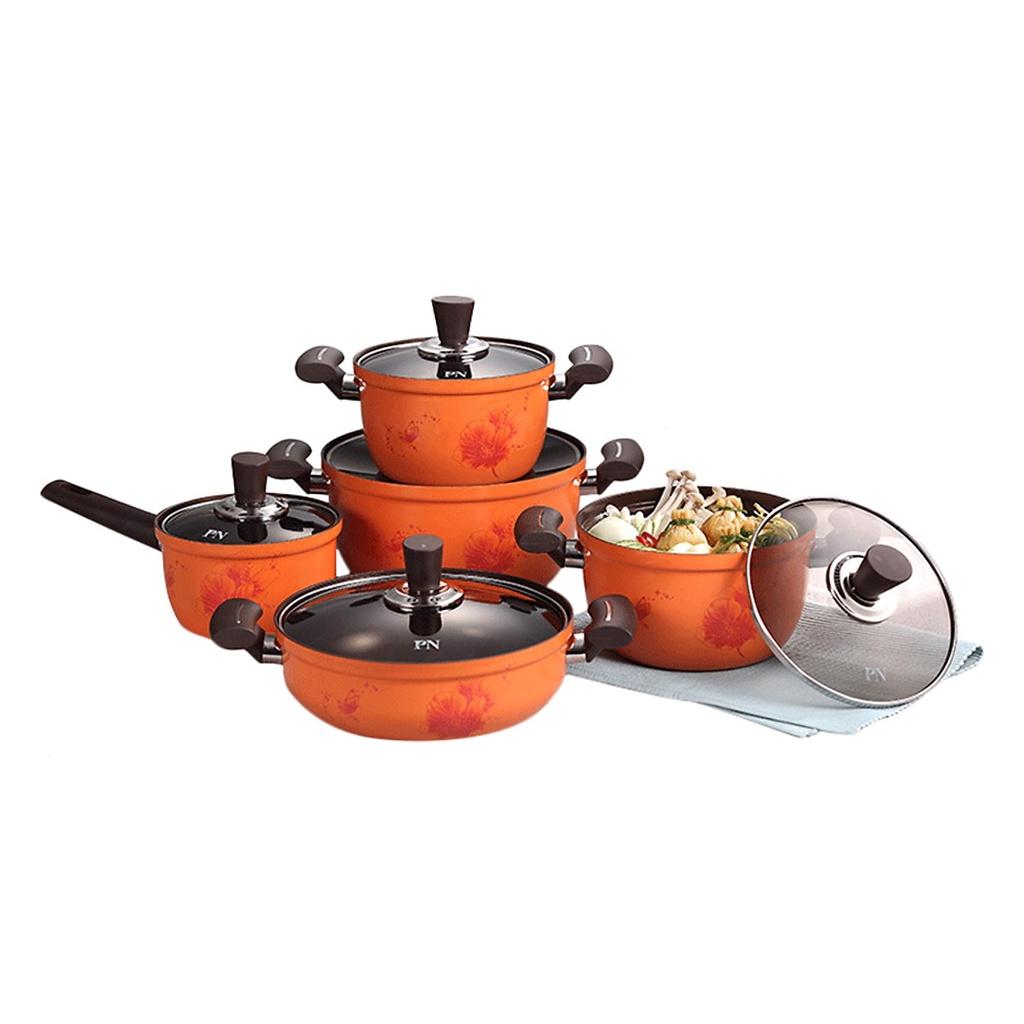MUA 1 TẶNG 1 Bộ nồi nhà bếp Ceramic hiệu PoongNyun FACPT Tặng 1 Hộp cơm giữ nhiệt Apollo APL-1600 - Hàng chính hãng