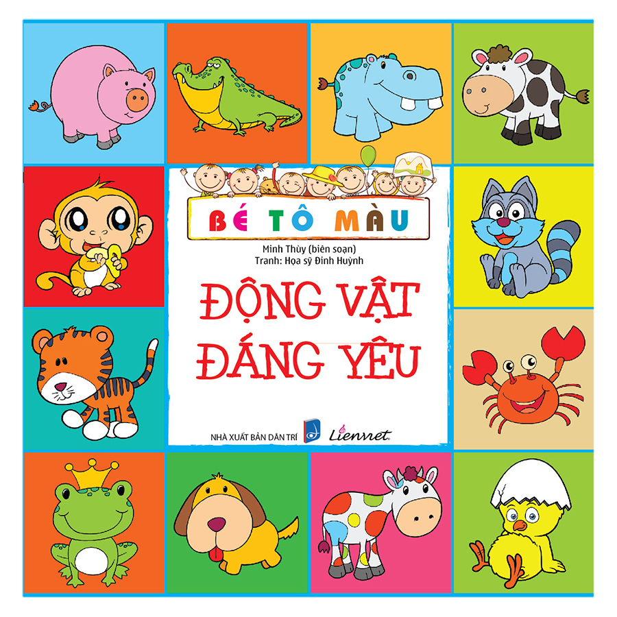 Bé Tô Màu - Động Vật Đáng Yêu (Tái Bản 2018)