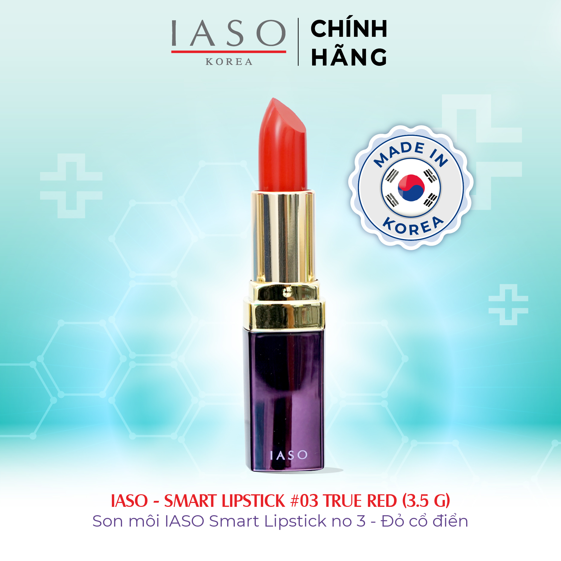 I62-I64 Son môi IASO Smart Lipstick