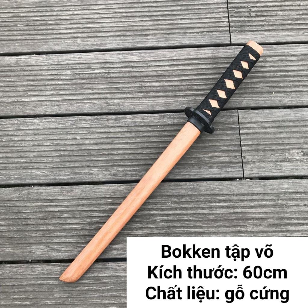 (Có Sẵn) Thanh Bokken bằng gỗ căm xe cực kỳ chắc chắn dùng để tập võ Kendo, Laido, Aikido