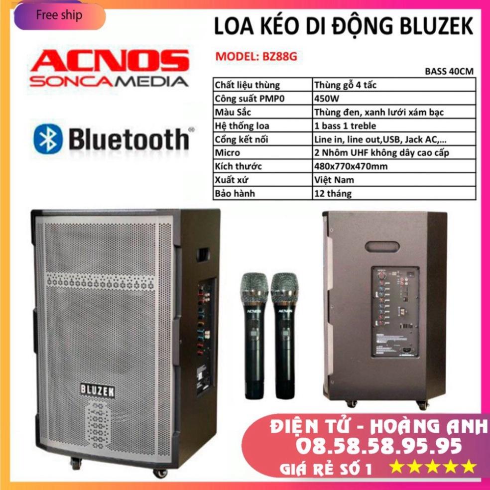 #Loa Kéo Di Động ACNOS BLUZEK BZ88G - Công Xuất Lớn HÀNG CHÍNH HÃNG