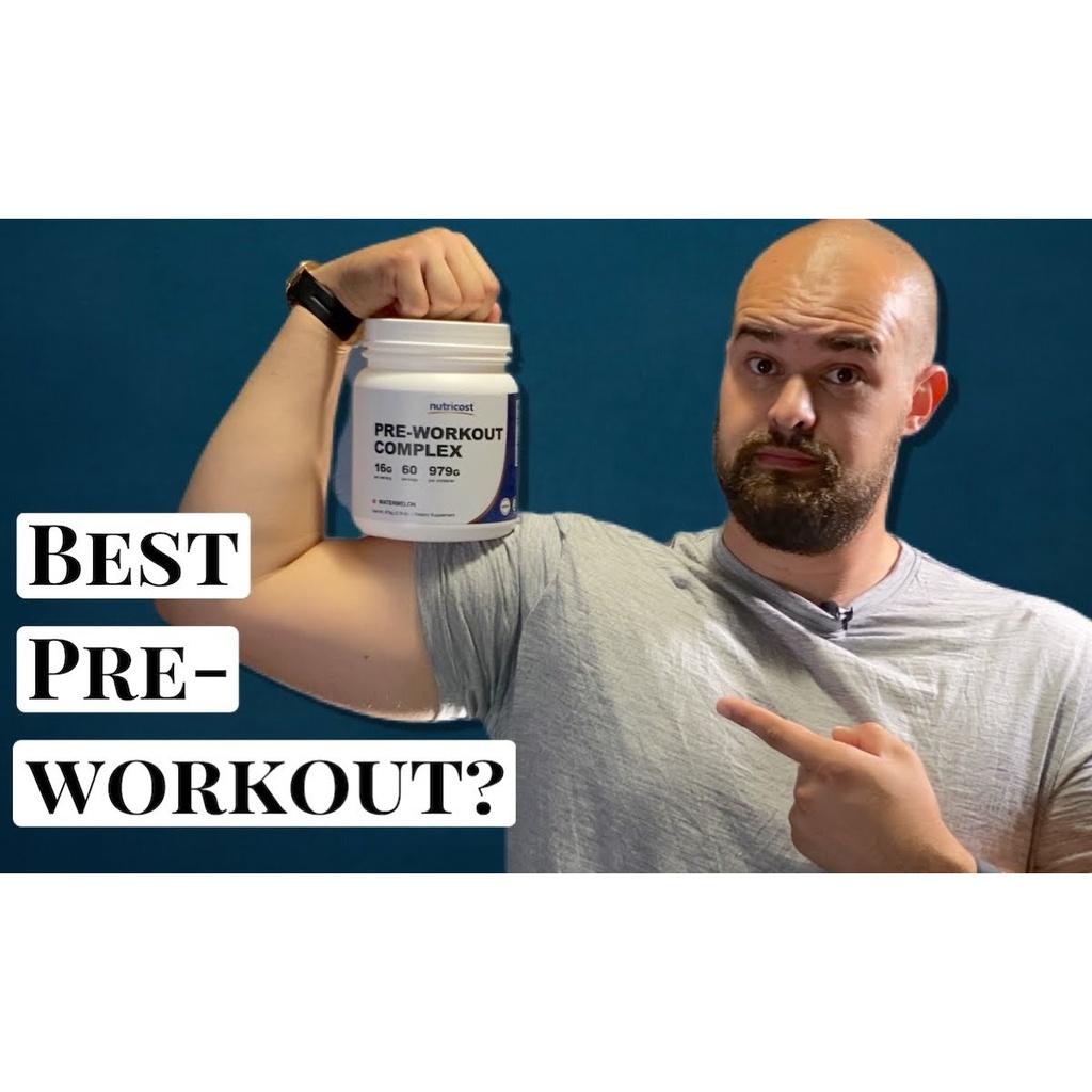 Nutricost Pre Workout Complex Tăng Sức Mạnh, Tỉnh Táo Và Nâng Cao Hiệu Suất Tập Luyện 60 Lần Dùng