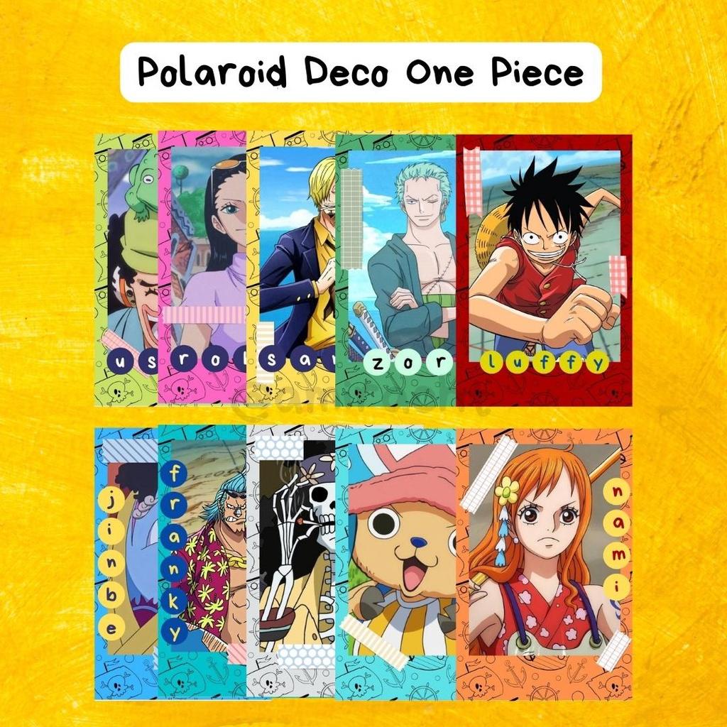 FREESHIP ️ Card Polaroid One Piece Deco Lomo  - Cán Màng Nhám Chống DF - Kháng Nước Nhẹ