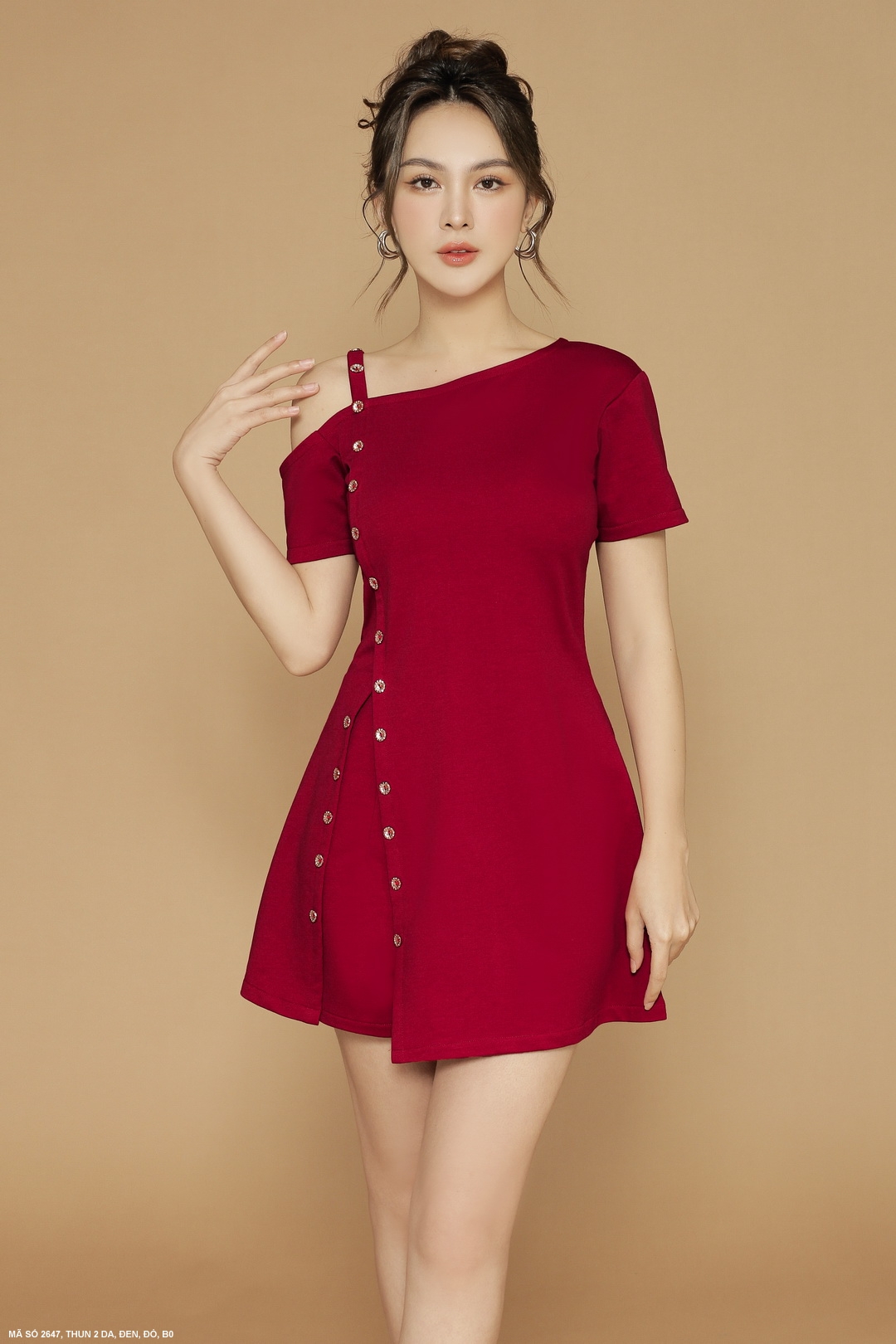 Set bộ sọt đính nút sang trọng MS 2647