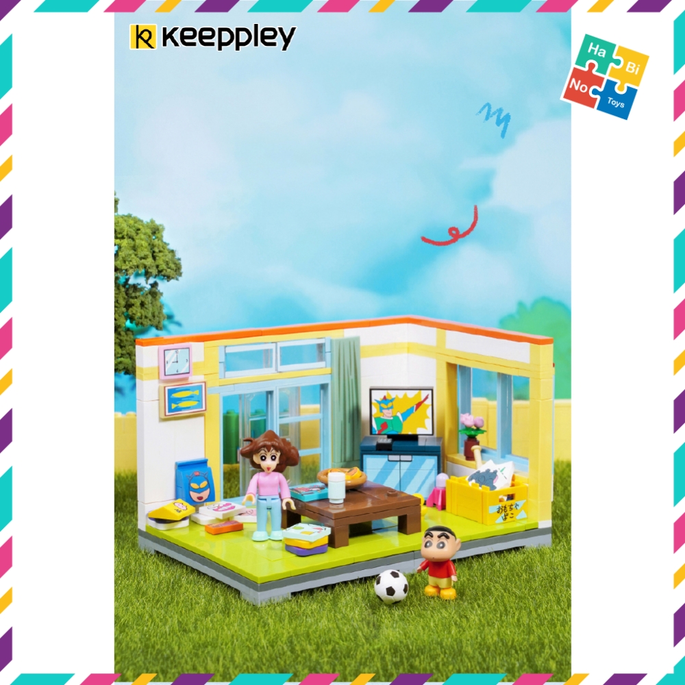 Lắp Ghép Xếp Hình Shin Keeppley K20606 Bộ Phòng Khách Cho Trẻ Từ 6 Tuổi