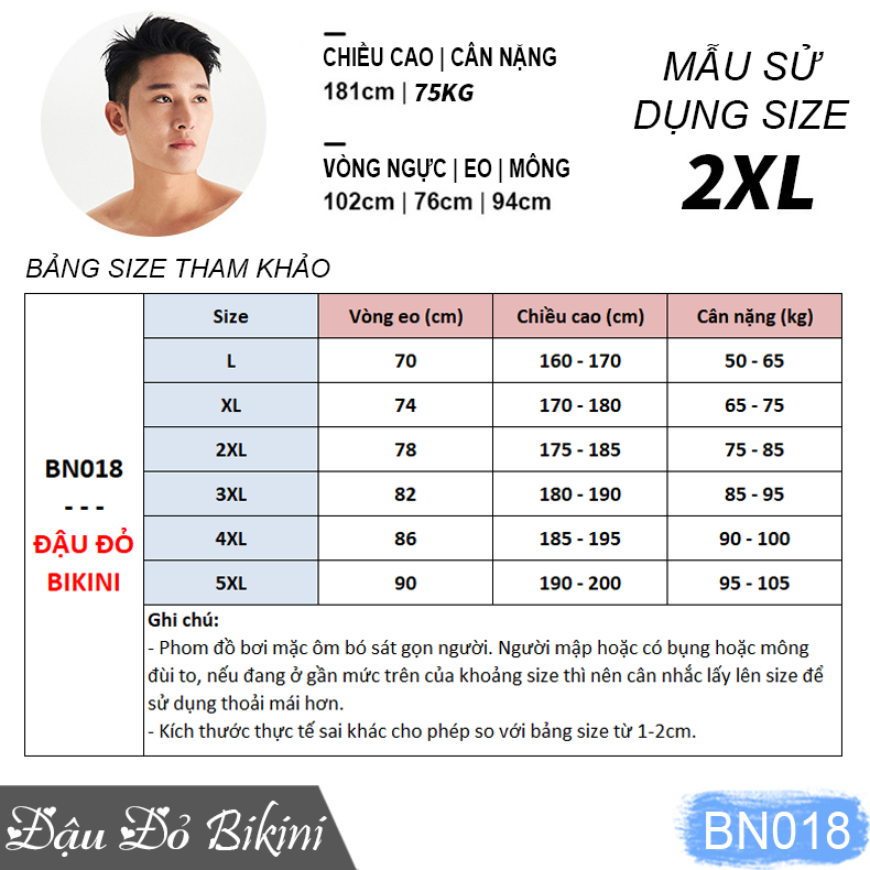 Bộ đồ bơi nam cao cấp, mẫu áo cộc tay quần sooc đùi ôm, có size to đại, chất thun bơi lạnh dày dặn | BN018