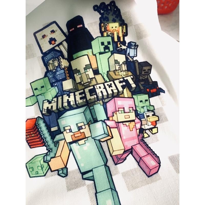  (ẢNH THẬT) Áo Thun MINECRAFT Siêu Đẹp - Áo Minecraft Mẫu Mới MC11