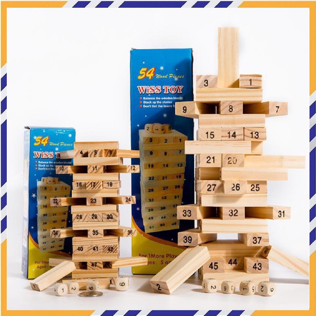 Đồ Chơi Rút Gỗ, Đồ Chơi Cho Bé Tăng Sự Khéo Tay Và Tư Duy Logic
