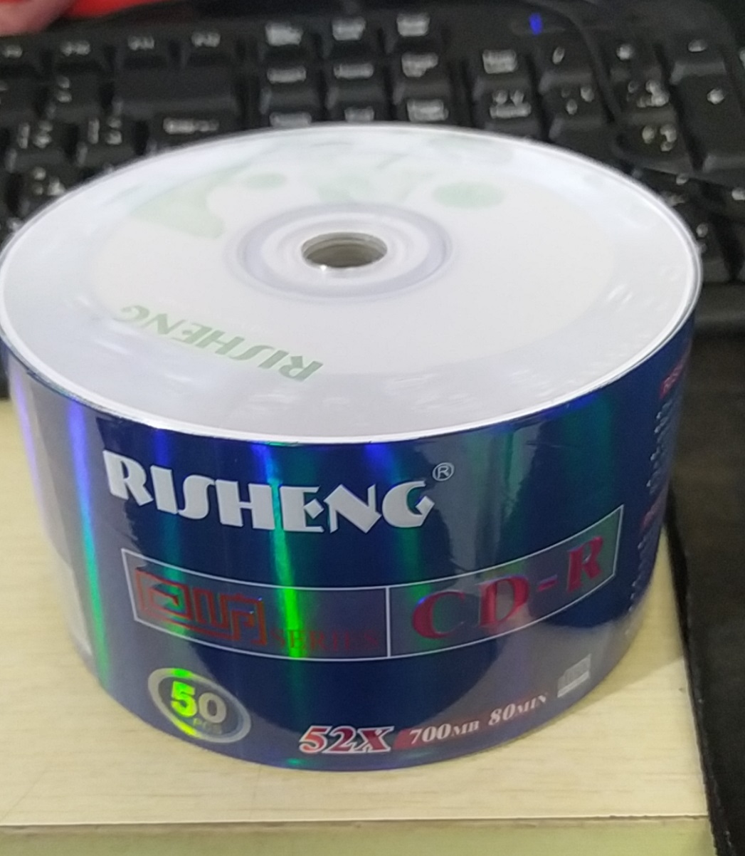 Đĩa trắng, Đĩa CD trắng Risheng hộp 50 cái dung lượng 700mb - HÀNG CHÍNH HÃNG