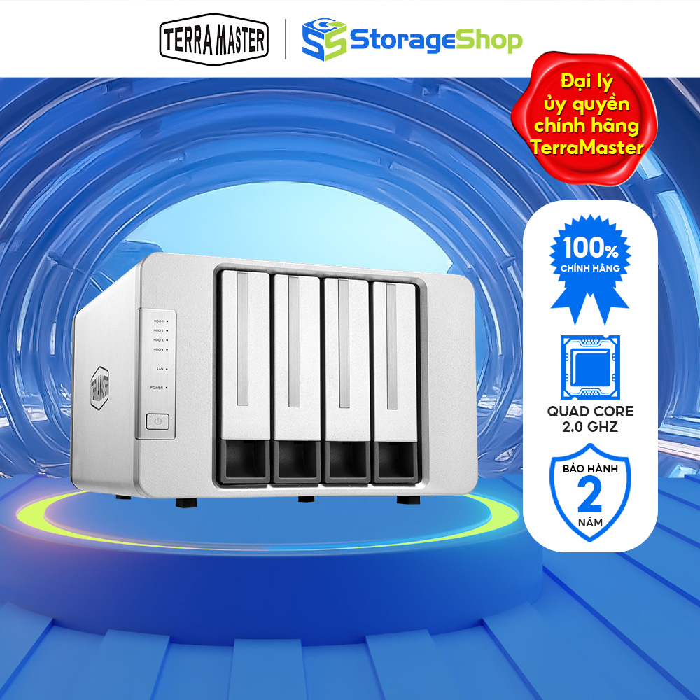 Thiết bị lưu trữ mạng NAS TerraMaster F4-423 Hàng chính hãng
