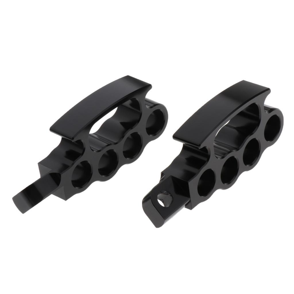 2-Pair Foot Pegs Foot Rest Footpegs Motorcycle Bike Universal For