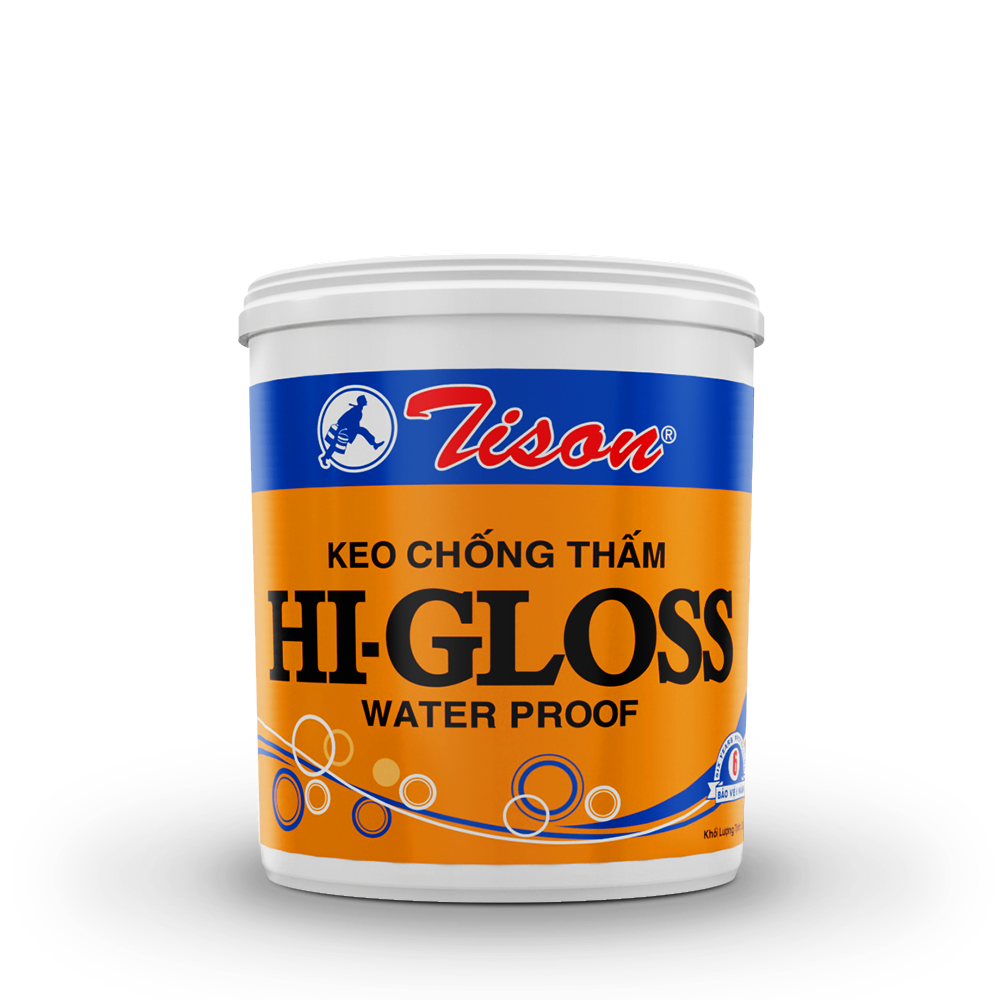 Keo chống thấm Hi-Gloss - 3.5L chống thấm sàn và vách song