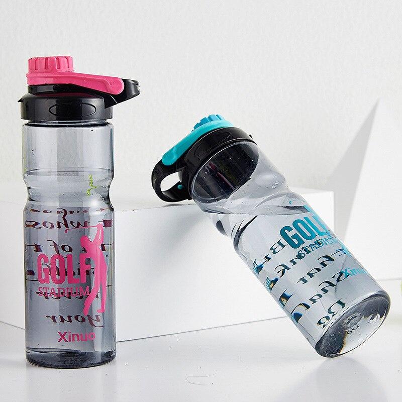 800ML/1000ML Creative New Sports Water Bottle Student Plastic Cup Gift Transparent Explosion-proof Large Capacity Outdoor