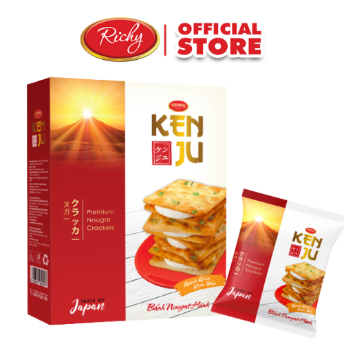 Bánh quy Richy KENJU giòn kem dẻo 279gr - hương vị Nhật