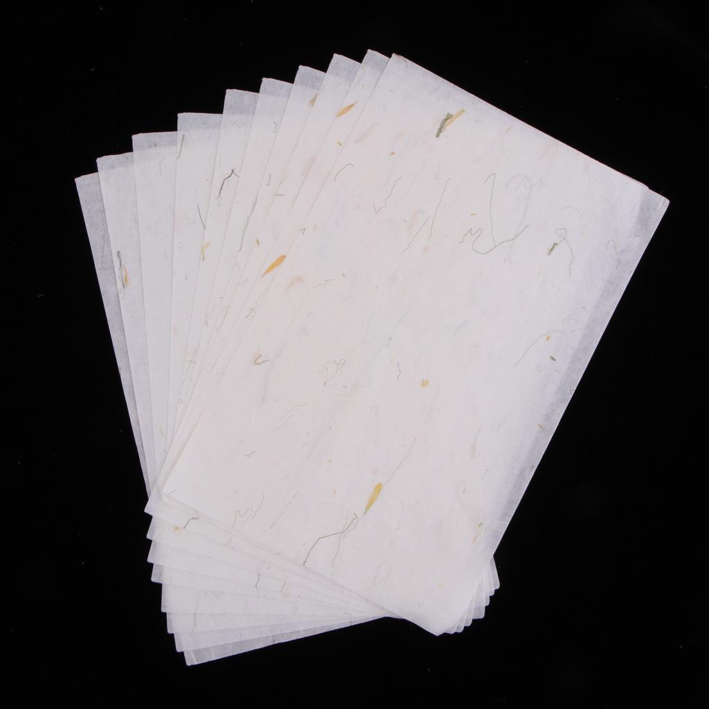 10Pcs Handmade Xuan Paper Washi Paper Stationery Paper