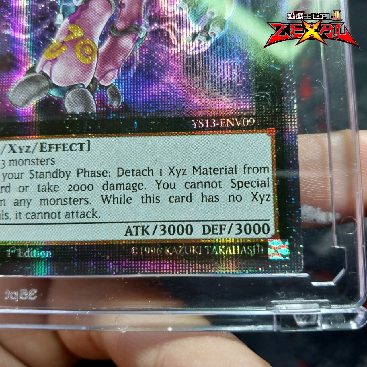 Thẻ bài yugioh Yuma Number 30 Acid Golem of Destruction Người đá Axit TẶNG Sleeves bảo vệ 1458 D7 1