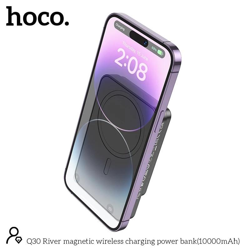 Sạc dự phòng không dây PD20W Hoco Q30, pin sạc dự phòng từ tính nhanh 10000 mAh hàng chính hãng Hoco Mall Official