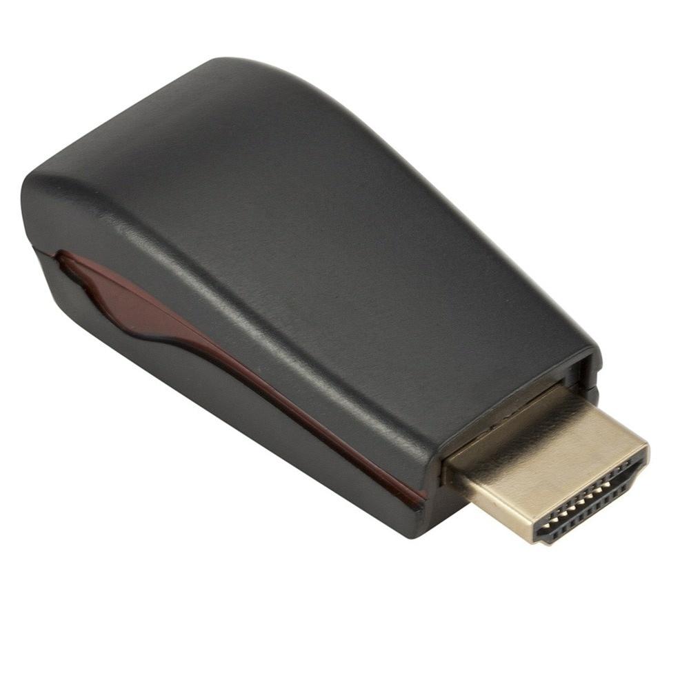 HDMI-compatible Male to VGA Female Converter 3.5mm Audio Cable Adapter 1080P HD Video Output for PC Laptop TV Monitor Projector