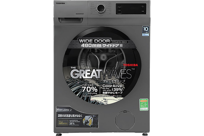 Máy giặt Toshiba Inverter 8.5Kg TW-BK95S3V- Mẫu 2023-Hàng Chính Hãng.