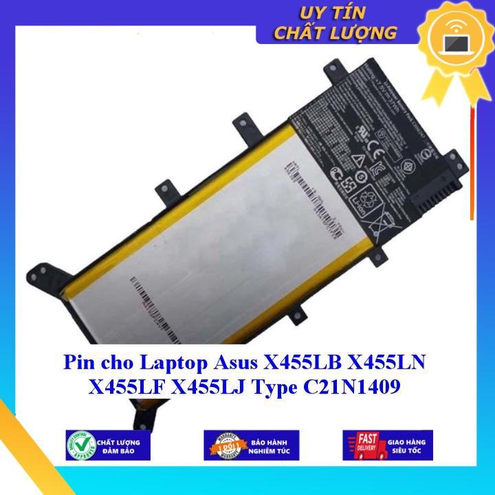 Pin cho Laptop Asus X455LB X455LN X455LF X455LJ Type C21N1409 - Hàng Nhập Khẩu New Seal