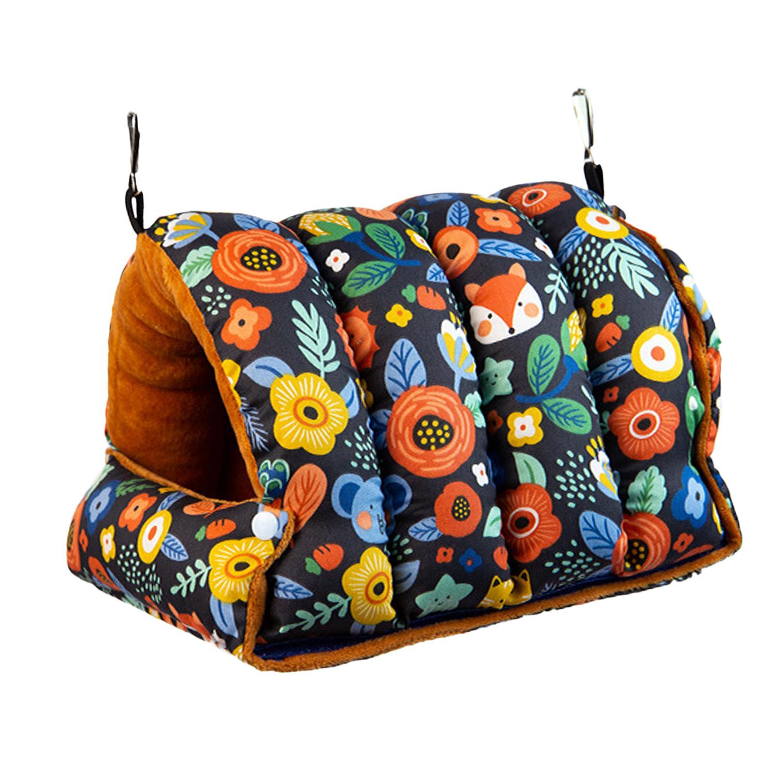 Bird Nest, Hut Tent Bed Swing Hammock for Budgie Cockatoo Lovebirds Canaries