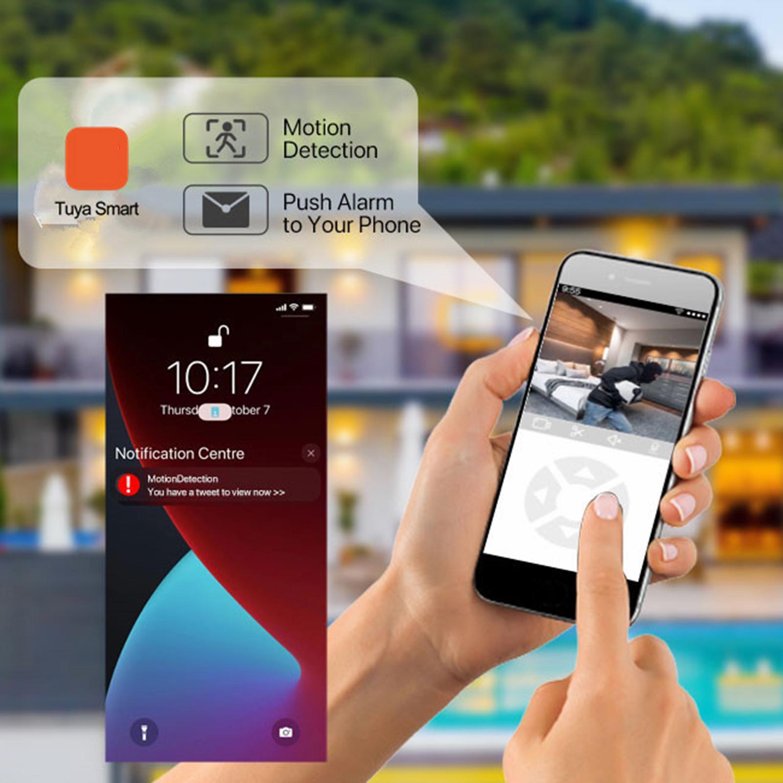 Bulb Shape 2MP E27 WiFi Wireless Camera IP cam for Tuya