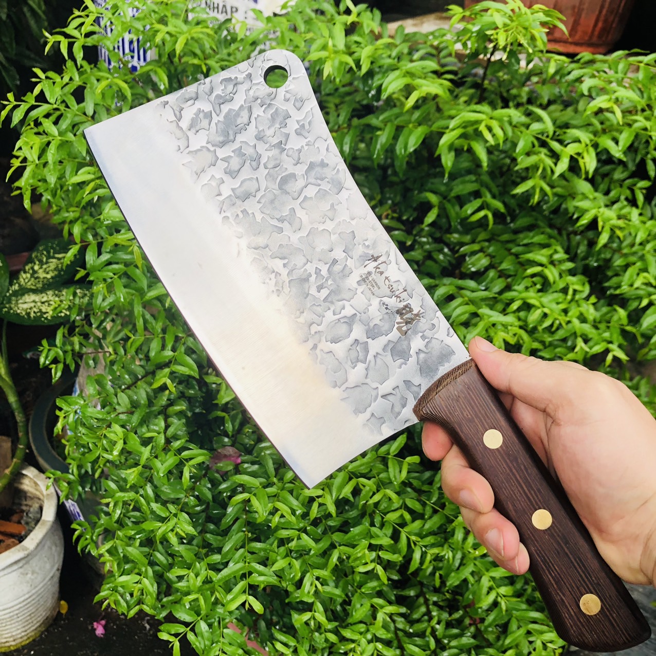 Dao chặt xương Nhật hiệu akatenki, nặng 1kg, dài 30cm, dày 5li, cán liền khối, dễ sử dụng, tiện lợi và sắc bén