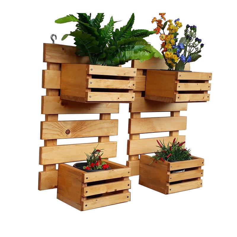 Kệ Gỗ Treo Tường Để Chậu Cây- Kệ Trang Trí Đẹp Chất Liệu Gỗ Thông Cao Cấp Nhập Khẩu Dài 60CM