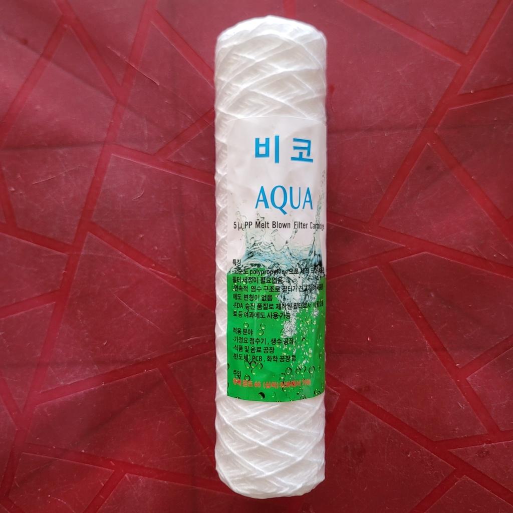 Lõi lọc sợi quấn Aqua 10 inch nhập khẩu Hàn Quốc