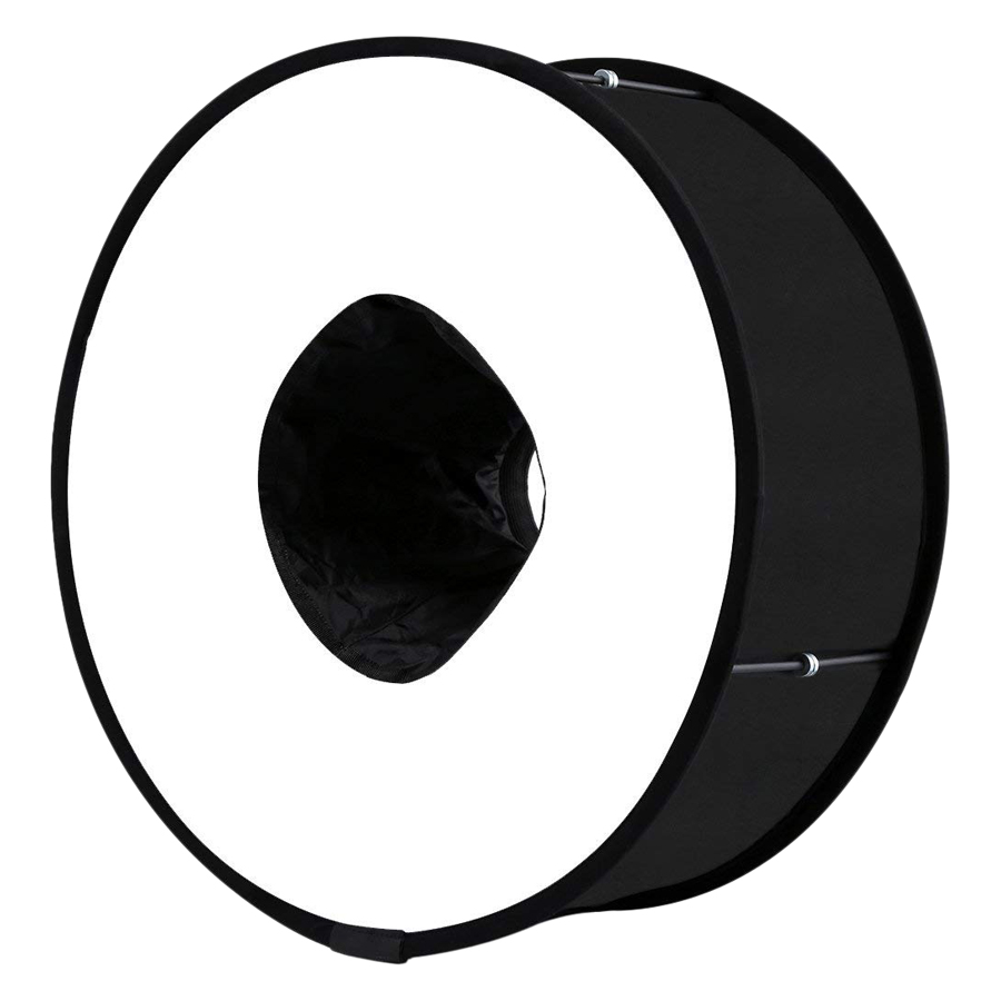 Bộ Tản Sáng Puluz Round Style Macro And Portrait Softbox (45cm) - Hàng Nhập Khẩu