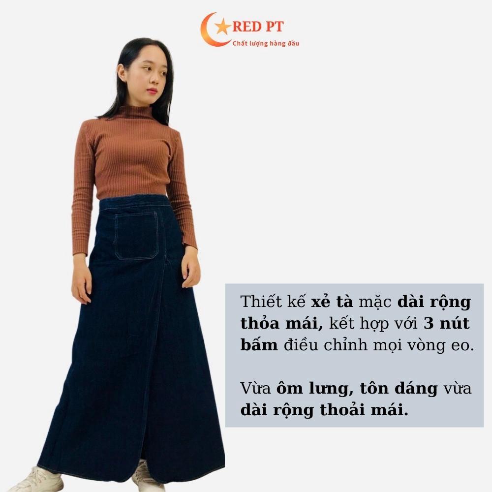 Váy chống nắng, váy chống nắng xẻ Եà jean nút bấm Kim Yến mẹ và bé