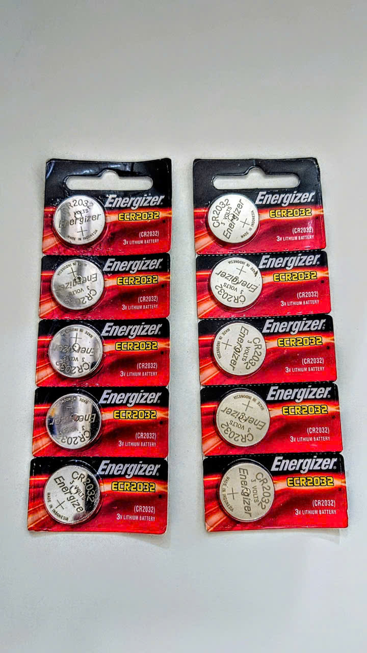 1 Pin 1 vĩ 5 viên CMOS CR2032 3V Energizer dung lượng cao chính hãng - miếng lót chuột