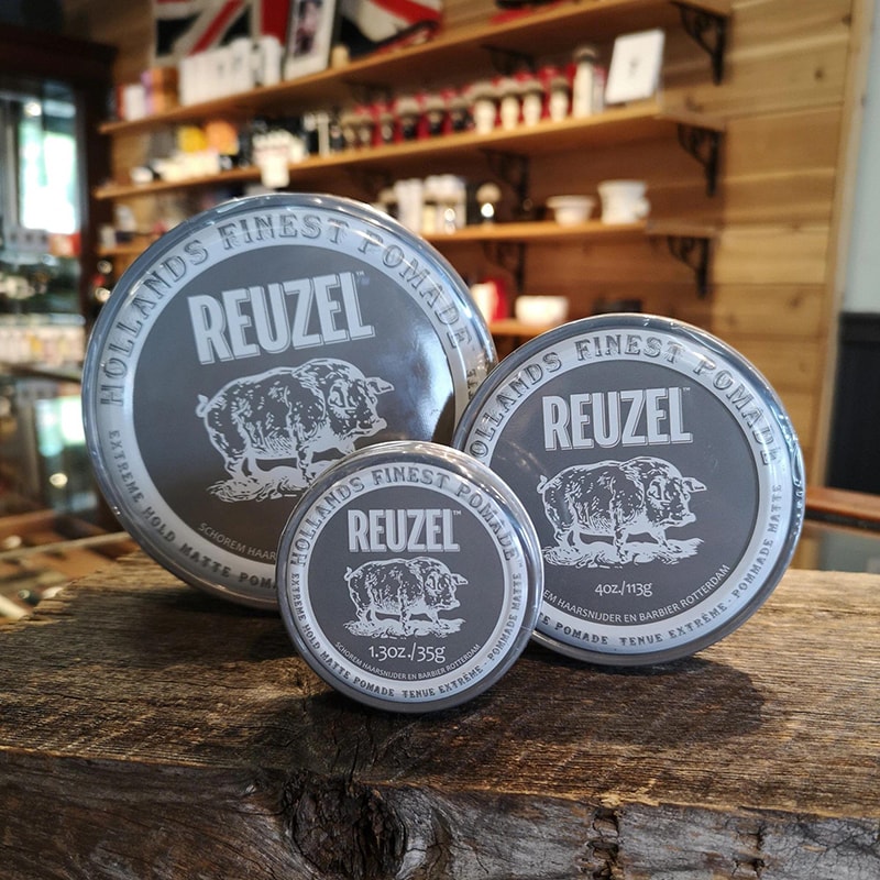 Sáp Vuốt Tóc Reuzel Extreme Hold Pomade Travel Size 35g - Hàng chính hãng