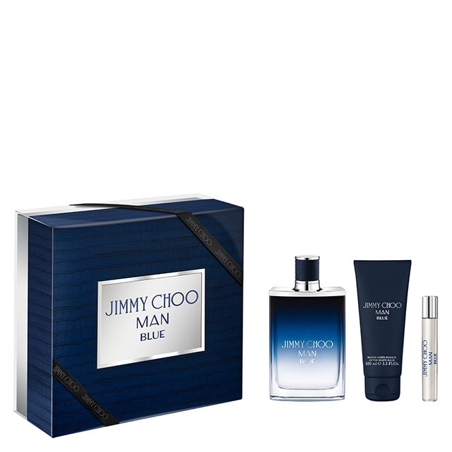 Bộ Set Nước hoa Nam Jimmy Choo Man Blue Gift Set Edt 100Ml + After Shave 100Ml + Mini Edt 7.5Ml