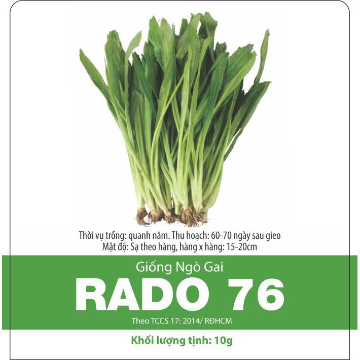 Hạt giống Ngò gai 76