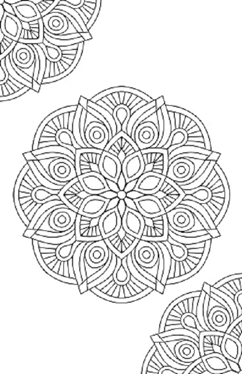 Hình ảnh Mandala - Mini Adult Colouring Pad