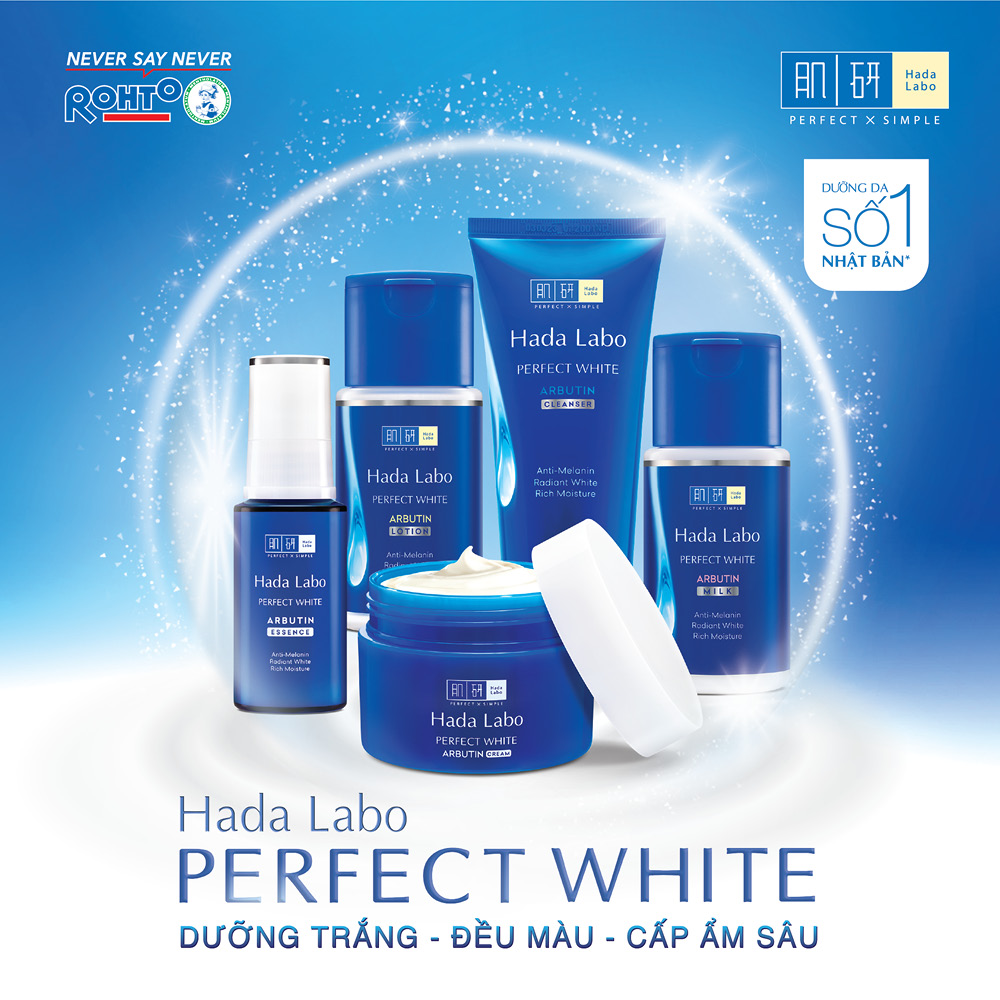 Kem Dưỡng Trắng Da Tối Ưu Hada Labo Perfect White Tranexamic Acid 1% Cream 50g