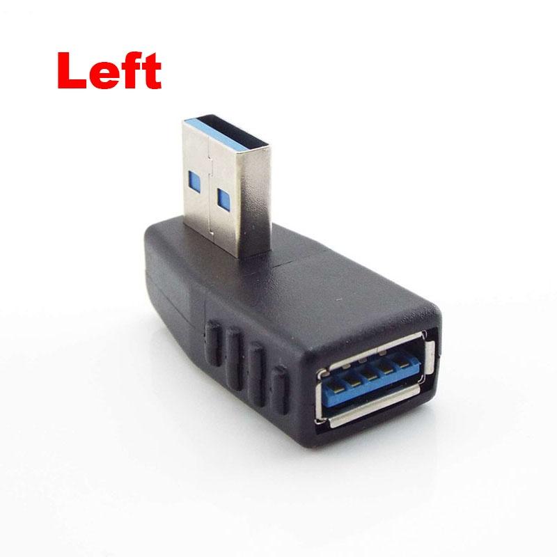 Đầu Nối Mở Rộng Usb 3.0 A Male Sang Female 90 Độ Cho Laptop PC
