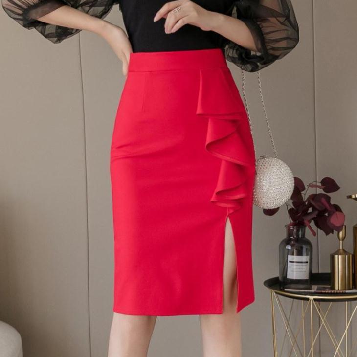 Chân váy kiểu xẻ.