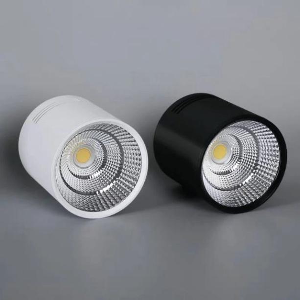 Đèn ống bơ CS 12W - Đèn downlight lắp nổi CS 12W - Chip Led COB tiết kiệm điện mặt trong