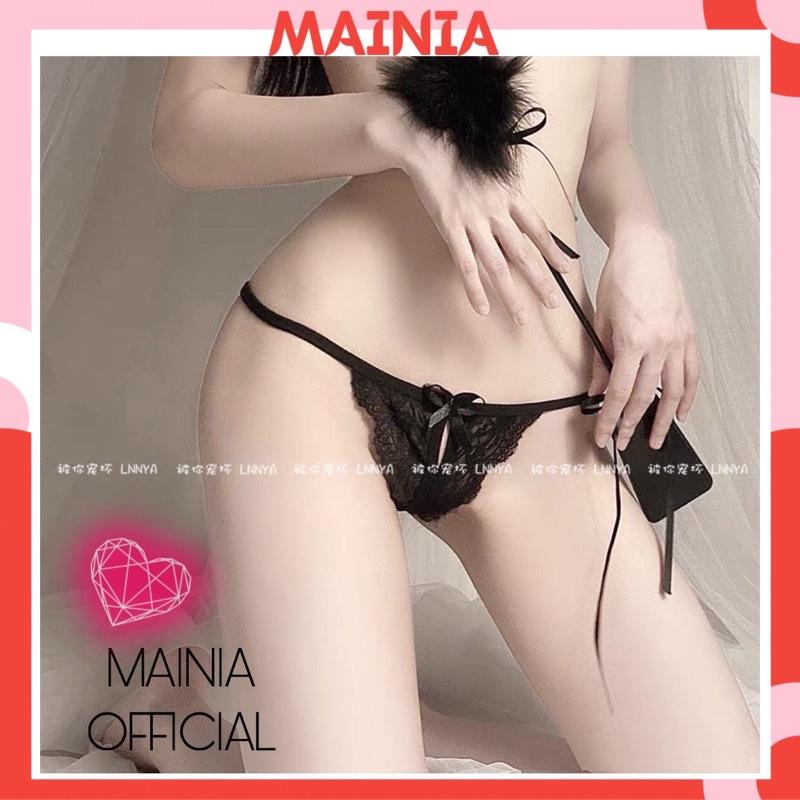 Quần Lót Ren Lọt Khe Hở Đáy Dây Hông Siêu Sexy Gợi Cảm Quyến Rũ Mainia Shop
