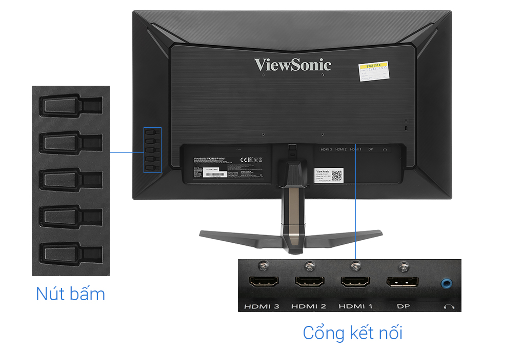 Màn Hình LCD Viewsonic VX2458-P-MHD 24" 144Hz - Hàng Chính hãng