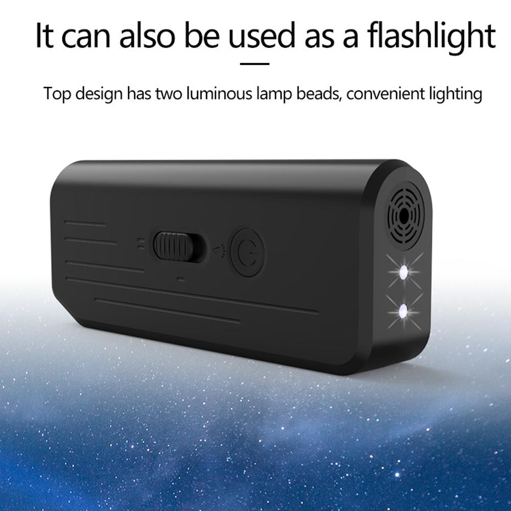 Thiết bị điều khiển cầm tay sóng âm huấn luyện chó với Đèn pin LED ngoài trời có thể sạc lại Phạm vi lên đến 49ft