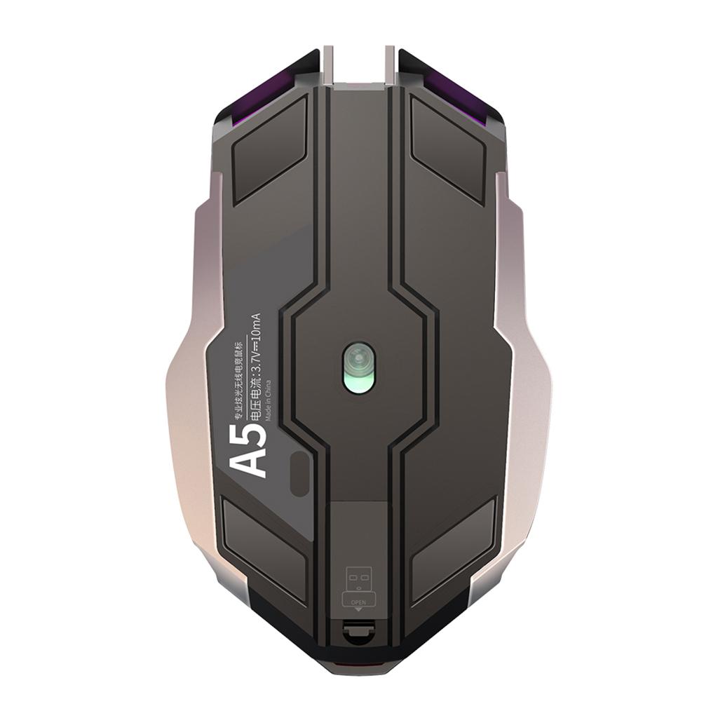 Wireless Mouse 2.4G Cordless Computer Mouse with USB Receiver Portable Mobile Mouse Optical Office Mice 3-Level DPI, 7 Buttons for Notebook, PC