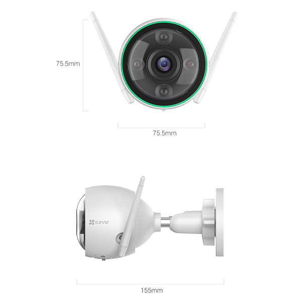 Camera IP WiFi EZVIZ CS - C3N (A0-3H2WFRL) - Hàng Chính Hãng