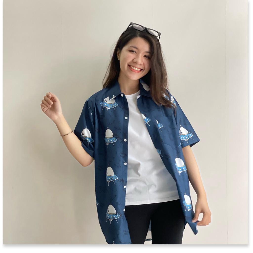 ÁO SƠ MI NAM NỮ,THIẾT KẾ HỌA TIẾT SIÊU NGẦU,CHẤT LIỆU VÃI THOÁNG MÁT THỜI TRANG VINA 1HIT FASHION