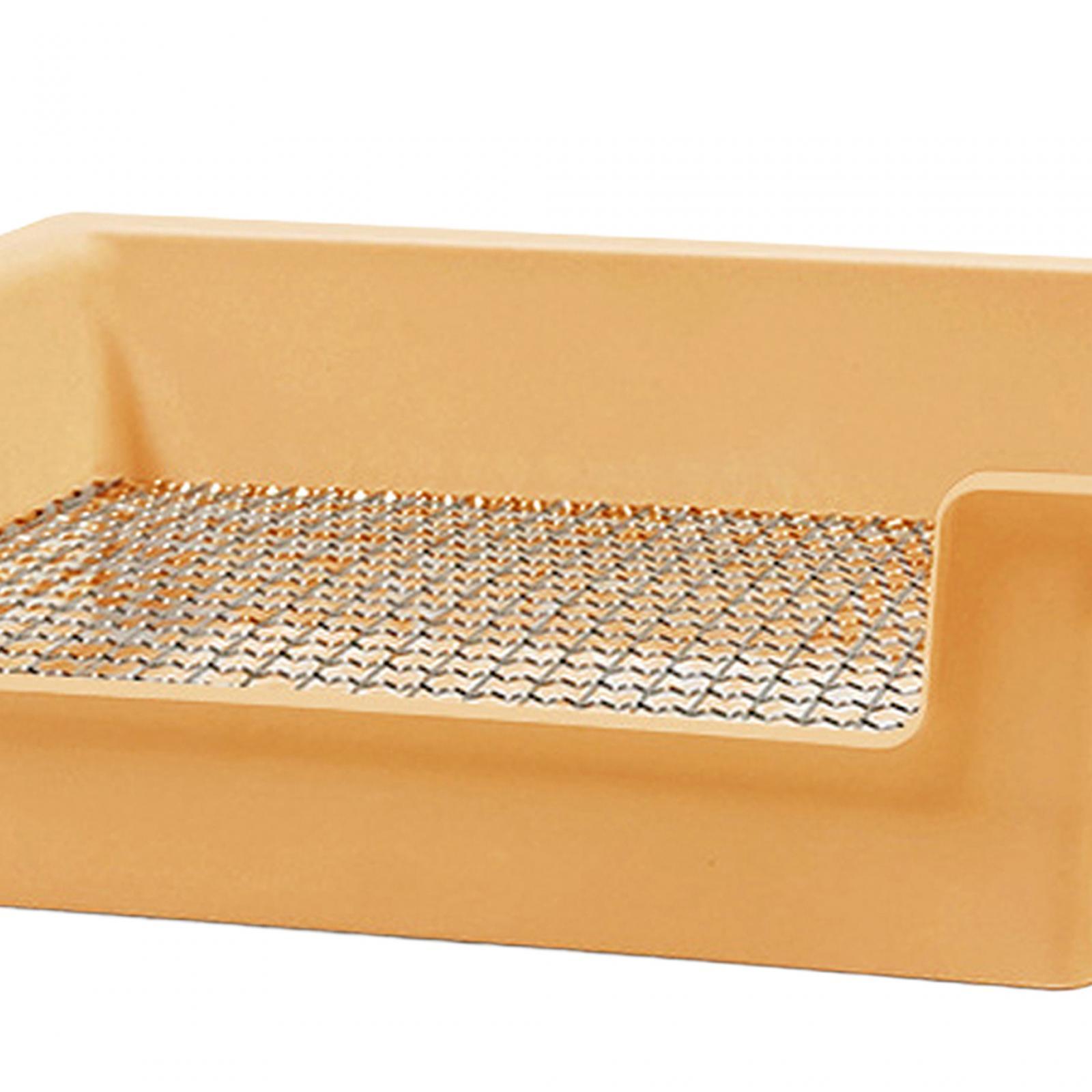 Rabbit Litter Box Small Animals Litter Tray for Guinea Pig Bunny, Hamster