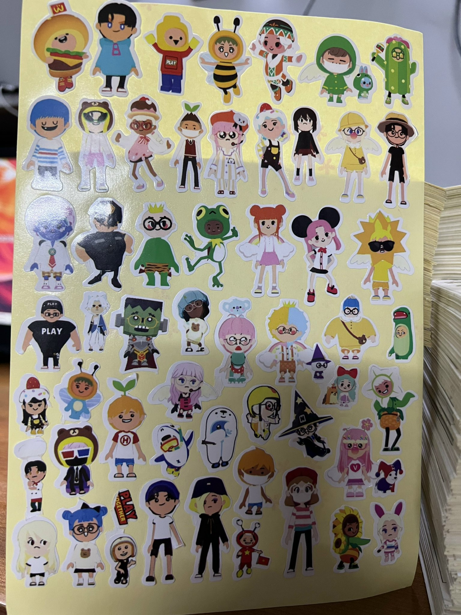 Combo Sticker/ Hình dán nhân vật game Play Together